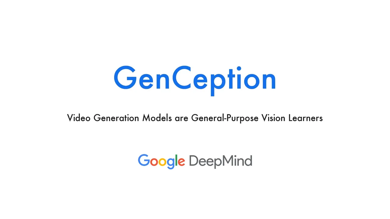 GenCeption de DeepMind : quand les générateurs vidéo deviennent des modèles de vision universels