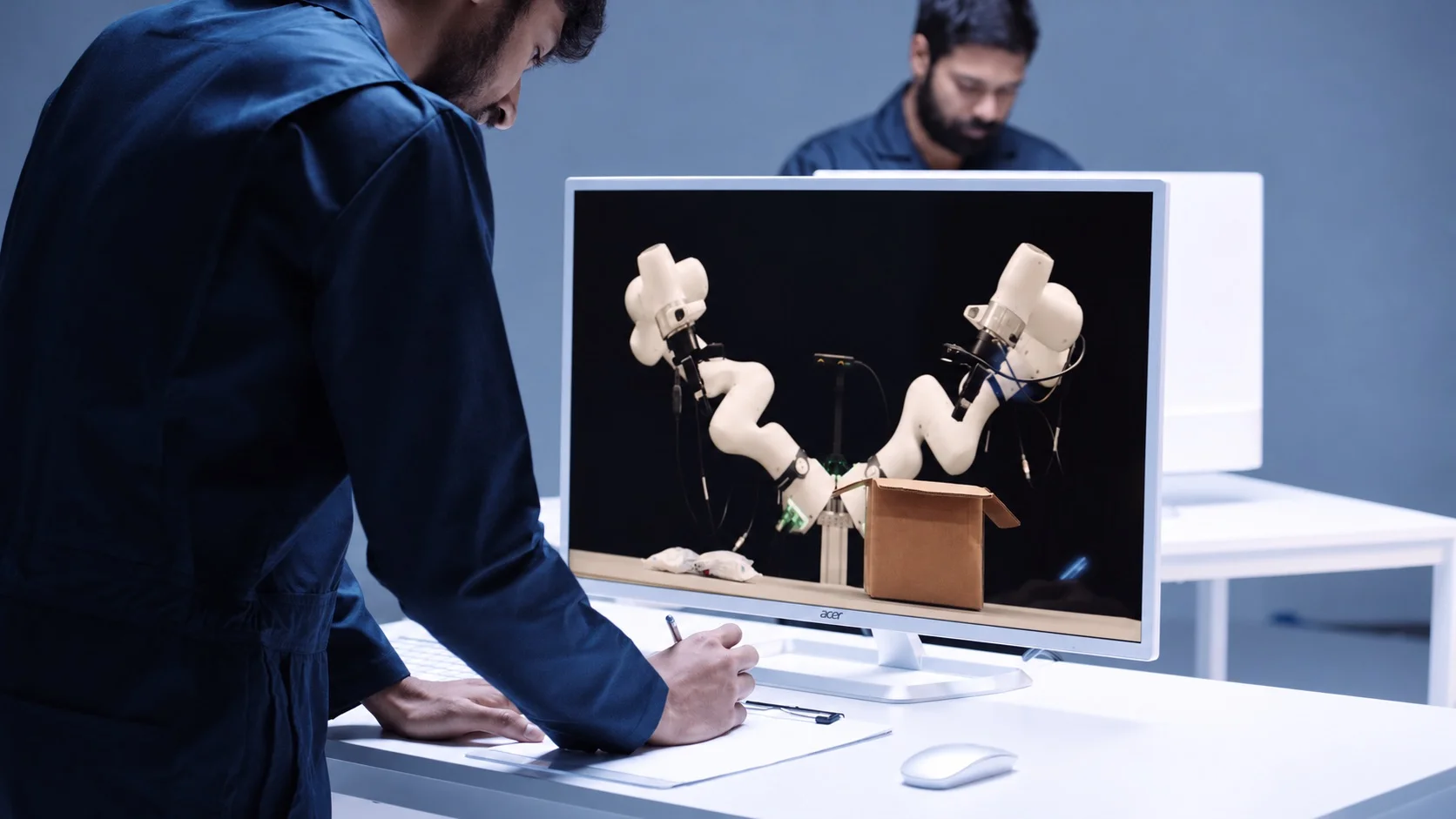 Odyssey-3 fait d'un même modèle vidéo le cerveau de robots et de voitures