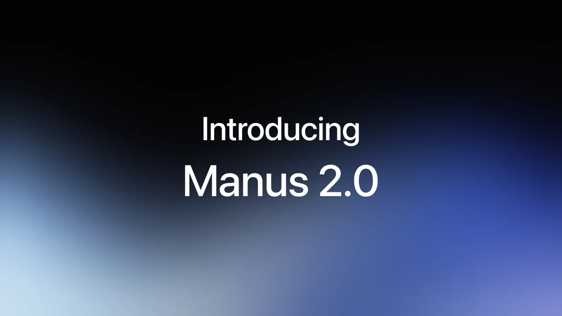 Manus 2.0 loge un monteur vidéo et un studio de jeu dans un seul agent